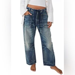 We The Free Moxie Low Slung Barrel Jeans 26